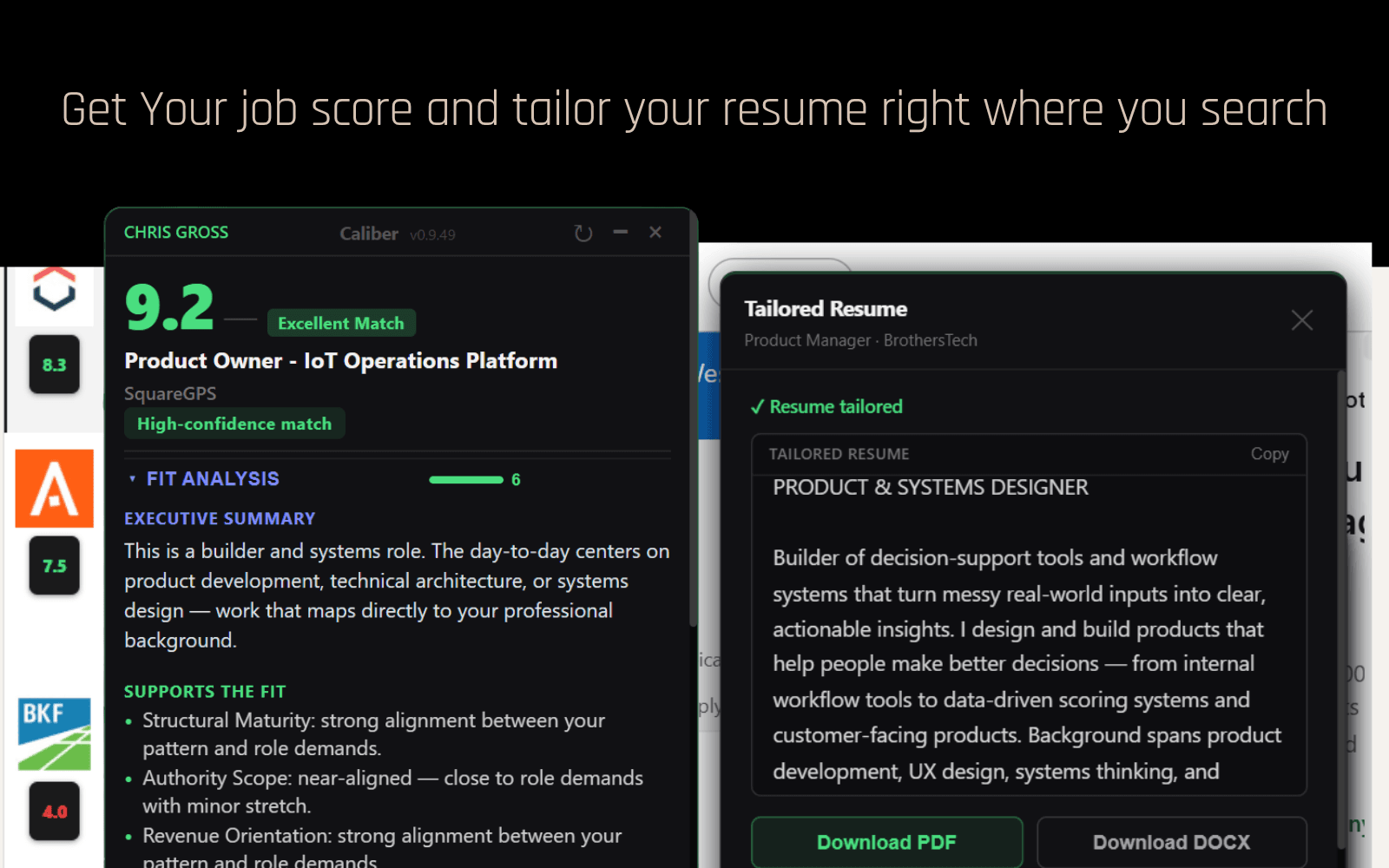 Caliber brand visual 3